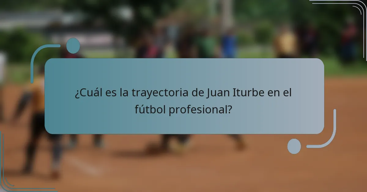 ¿Cuál es la trayectoria de Juan Iturbe en el fútbol profesional?